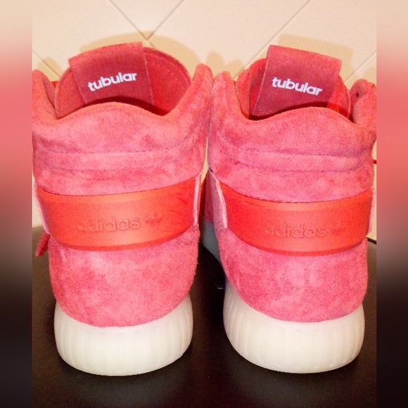 Like New Adidas Tubular Invader Strap "Red" Sz.8.5 - Picture 7 of 12